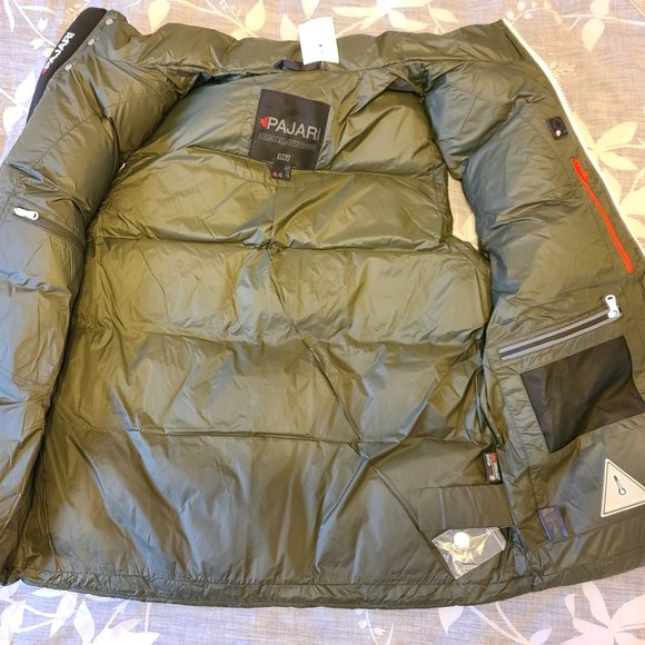 Pajar Green Puffer Vest - Picture 2 of 3